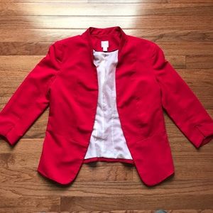 LC Lauren Conrad Red Blazer